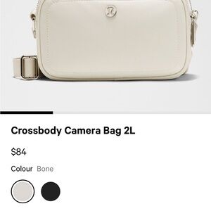 Lululemon Bone Crossbody Camera Bag 2L